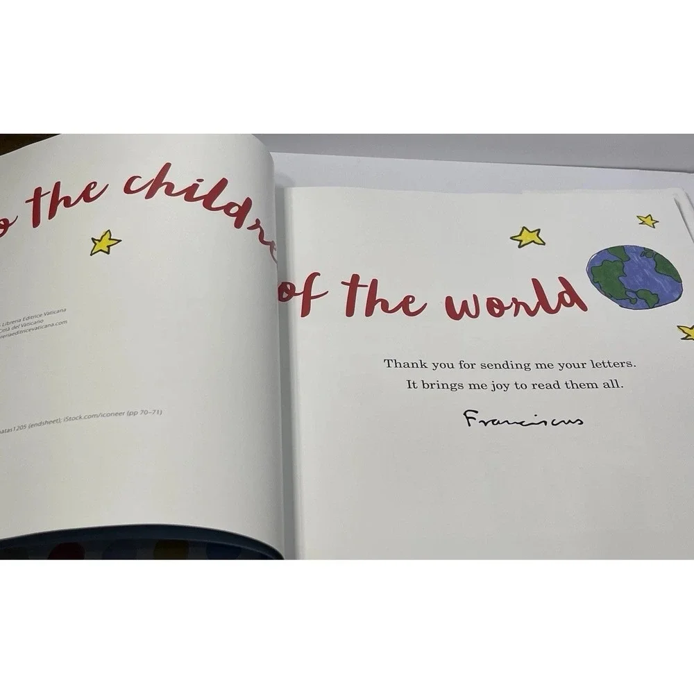 Dear Pope‎ Francis The Pope Answers Letters from Children Hardcover Book 2016